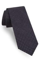 Men's Ted Baker London Dot Skinny Silk Tie, Size - Grey