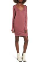 Women's Bp. V-neck Dress - Burgundy