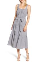 Women's Michael Michael Kors Tiered Midi Dress - Blue