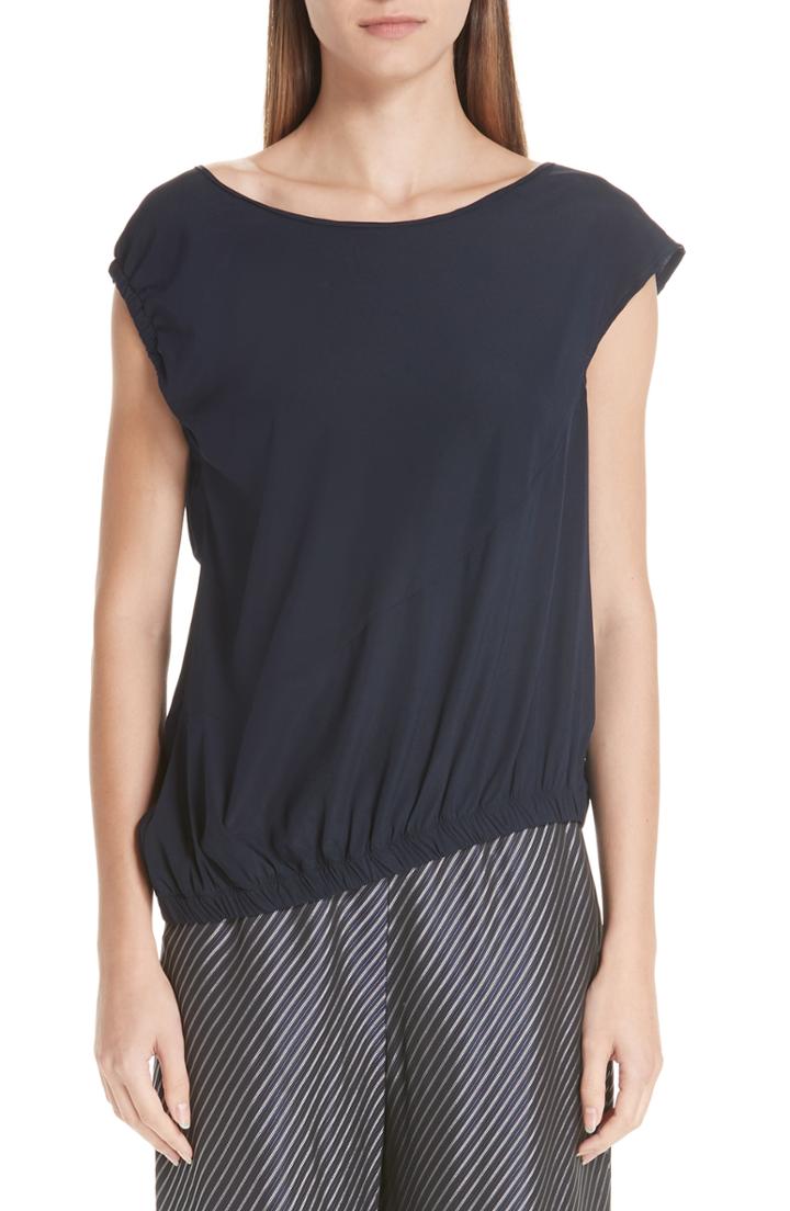 Women's Zero + Maria Cornejo Stretch Silk Bubble Top