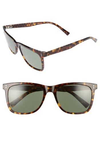 Men's Ted Baker London 56mm Polarized Sunglasses - Black