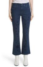 Women's Stella Mccartney Star Print Crop Flare Jeans