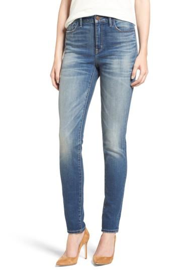 Women's Treasure & Bond High Waist Skinny Jeans - Blue