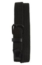 Men's Saturdays Nyc Shane Woven Belt, Size - Black