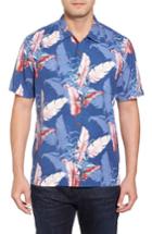 Men's Tommy Bahama Shadow Fronds Silk Camp Shirt