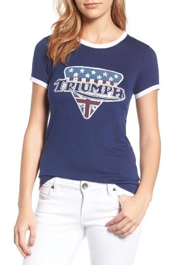 Women's Lucky Brand Triumph Ringer Tee