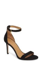 Women's Tory Burch Ellie Ankle Strap Sandal M - Black