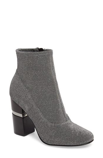 Women's Marc Fisher Ltd Mlpadda Embellished Stretch Bootie .5 M - Metallic