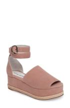 Women's Jeffrey Campbell Baywood Ankle Strap Platform Sandal .5 M - Pink