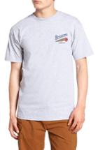 Men's Brixton Maverick Standard Graphic T-shirt - Grey