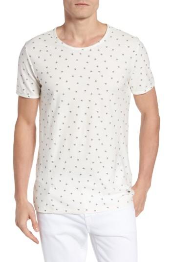 Men's Boss Orange Thoughts Hand Sign Print T-shirt - White