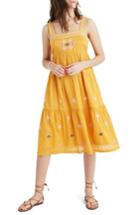 Women's Madewell Primrose Embroidered Dress - Yellow