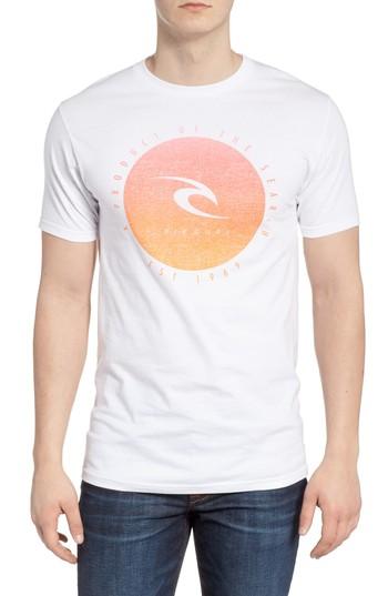 Men's Rip Curl Cloud Break T-shirt - White