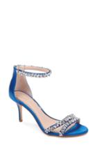 Women's Jewel Badgley Mischka Darlene Embellished Ankle Strap Sandal M - Blue