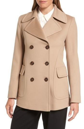 Women's Fleurette Peacoat - Beige