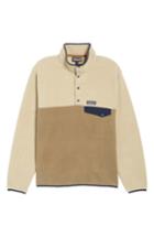 Men's Patagonia Synchilla Snap-t Fleece Pullover, Size - Beige