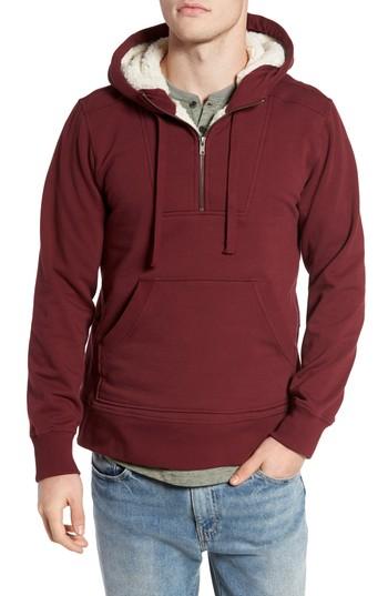 Men's Tunellus Fleece Lined Hoodie - Red