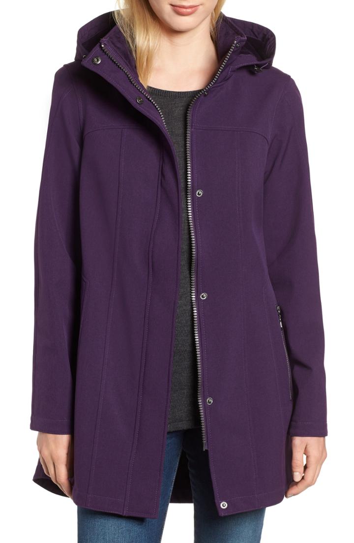 Women's Kristen Blake Hooded Soft Shell Jacket - Purple