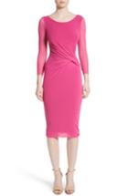 Women's Fuzzi Ruched Tulle Dress, Size - Pink