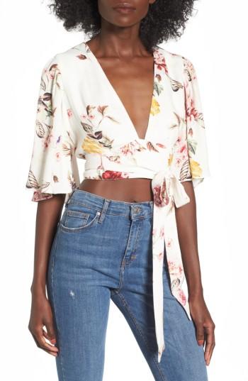 Women's Arrive Willow Wrap Top - Ivory