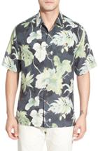 Men's Tommy Bahama 'greenway Grove' Original Fit Floral Print Silk Camp Shirt