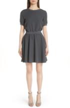 Women's Emporio Armani Elastic Waist Dress Us / 38 It - Grey