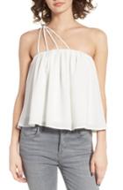 Women's Bp. Strappy One-shoulder Tank - Ivory