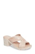 Women's Melissa Python Heel Baja Sandal M - Pink