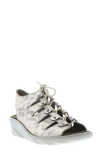 Women's Wolky Arena Wedge Sandal -6.5us / 37eu - Metallic