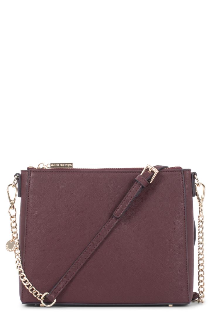 Celine Dion Grazioso Faux Leather Crossbody Bag -