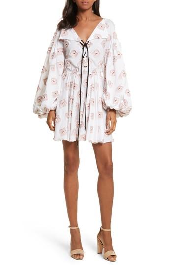 Women's Caroline Constas Olympia Dress - Pink