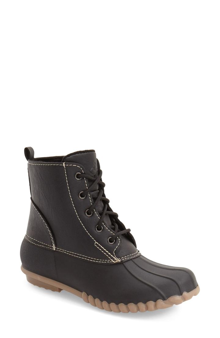Women's Dav 'nantucket' Duck Boot M - Black