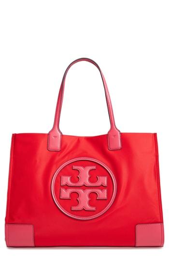Tory Burch Ella Nylon Tote - Red