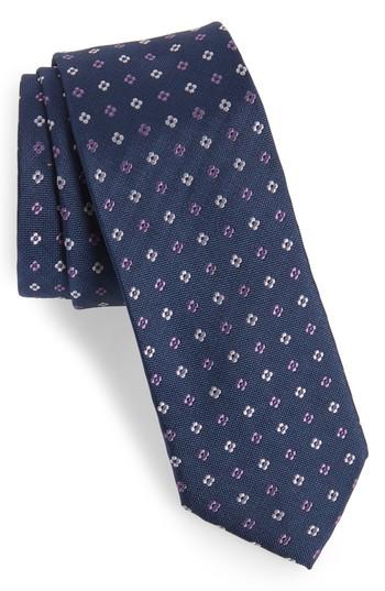 Men's 1901 Rubio Silk Tie, Size - Purple