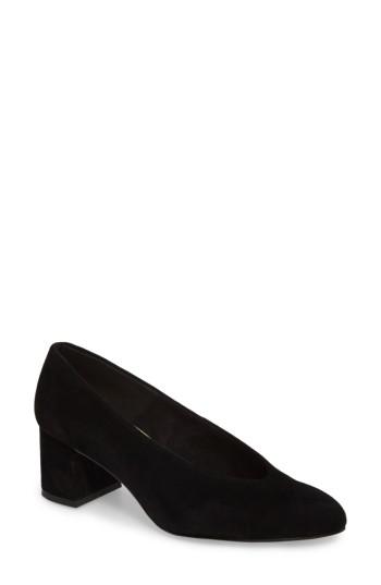 Women's Bella Vita Jensen Block Heel Pump .5 W - Black