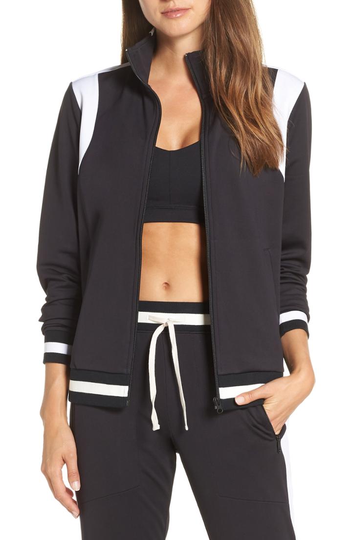 Women's Judith & Charles Cameron Metallic Mock Neck Sweater - Black