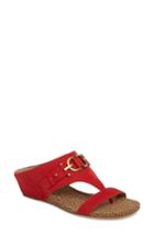 Women's Donald Pliner Dayna Wedge Sandal M - Red