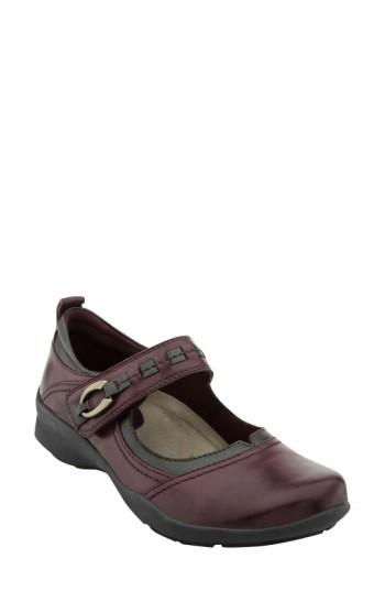 Women's Earth 'angelica' Mary Jane Flat N - Purple