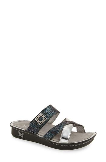 Women's Alegria By Pg Lite Victoriah Slide Sandal -8.5us / 38eu - Black
