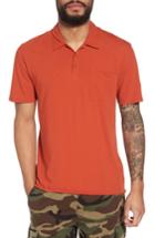 Men's Vince Cotton Polo Shirt - Orange