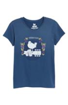 Women's Lucky Brand Embroidered Woodstock Tee