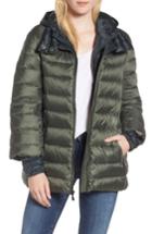Women's 1 Madison 3-in-1 Layered Packable Quilted Down Coat - Green