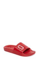 Women's Marc Jacobs Cooper Slde Sandal Us / 35eu - Red