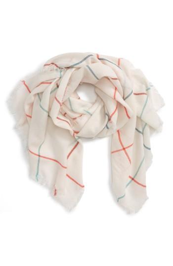 Women's Bp. Windowpane Print Scarf