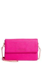 Ted Baker London Heatha Faux Leather Crossbody Bag - Pink