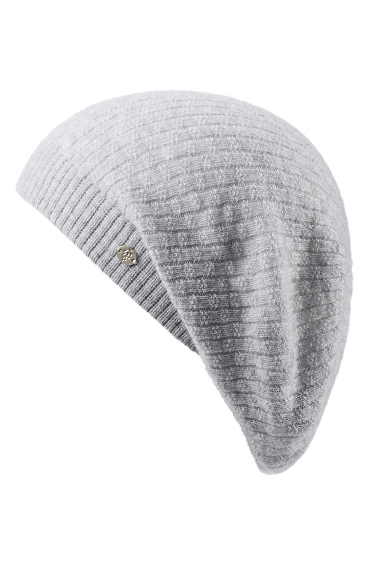 Women's Helen Kaminski Cashmere Slouch Beret - Grey