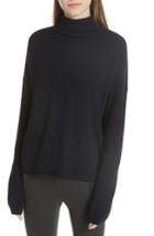 Women's Vince Cashmere Boxy Turtleneck Sweater - Blue