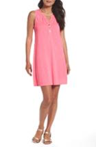Women's Lilly Pulitzer 'essie' Cotton & Modal A-line Dress, Size - Pink