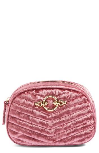 Topshop Queenie Quilted Bumbag - Pink
