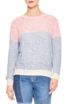 Women's Sandro Malabar Colorblock Knit Sweater - Pink